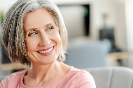 dental patient smiling